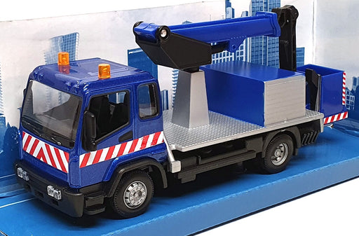 Burago Appx 16cm Long 18-32261 - Municipal Truck With Man Platform - Blue