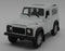 Land Rover Defender - White - Kinsmart Pull Back & Go Diecast Metal Model Car