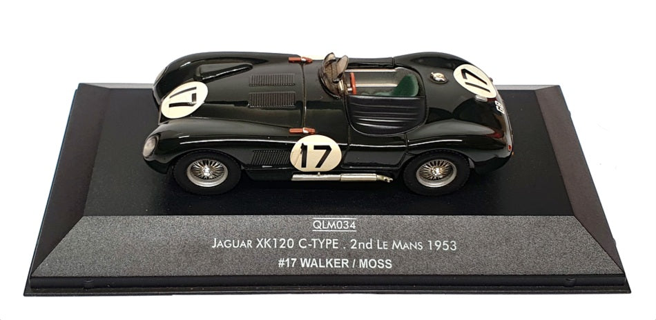 Quartzo 1/43 Scale QLM034 - Jaguar XK120 C-Type - #17 2nd Le Mans 1953