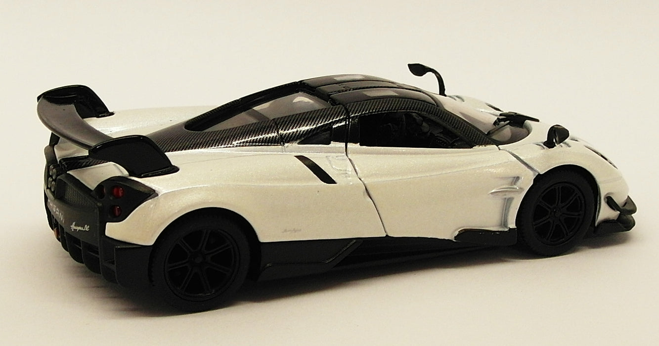 Pagani Huayra - White - Kinsmart Pull Back & Go Diecast Metal Model Car