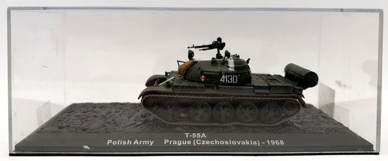 Atlas Editions 1/72 Scale 31018B - T-55A Tank - Polish Army Prague 1968