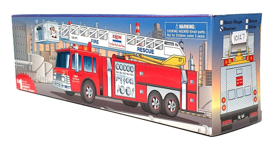 Exxon Appx 36cm Long 10127 - Fire Rescue Truck - Red