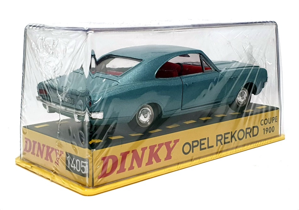 Atlas Dinky Toys Appx 11cm Long 1405 - Opel Rekord Coupe 1900 - Blue