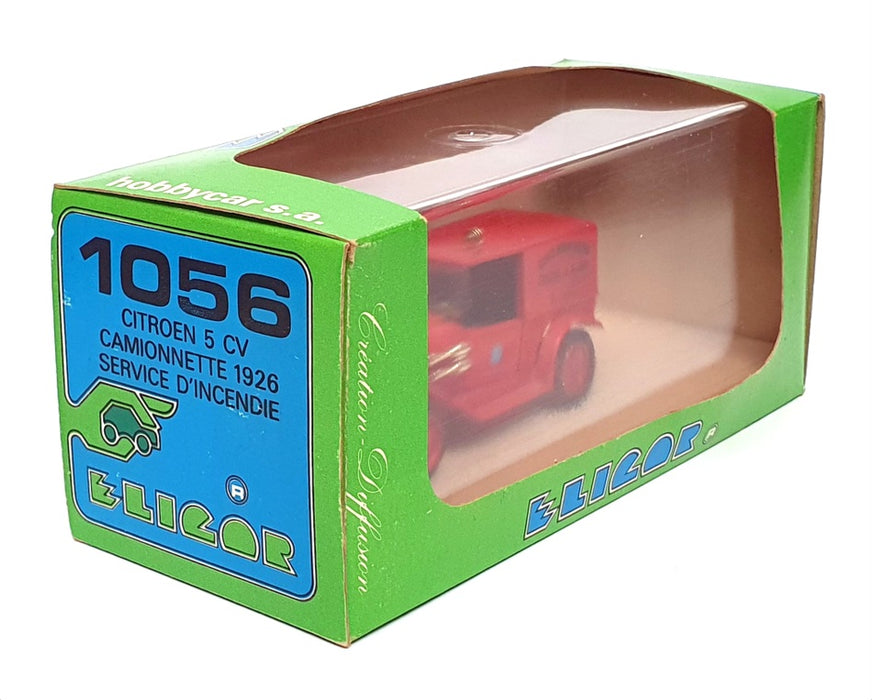 Eligor 1/43 Scale 1056 - 1926 Citroen 5cv D'Incendie Fire Service - Red