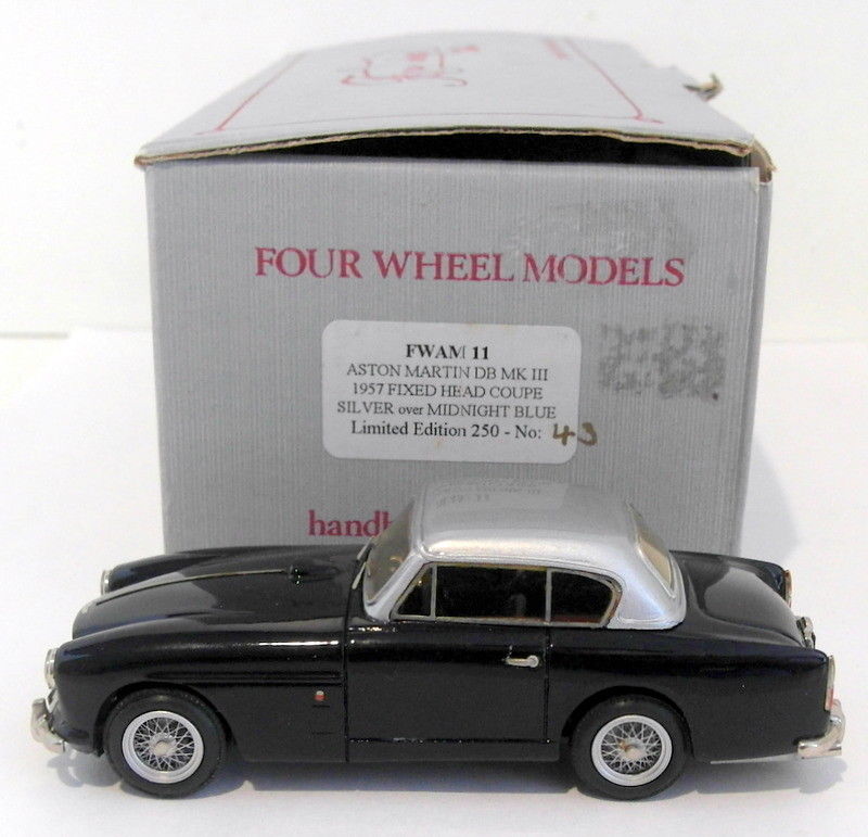 Four Wheel Models 1/43 Scale FWAM11 - 1957 Aston Martin DB Mk2 F/Head Coupe