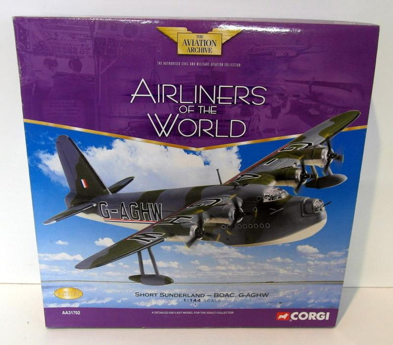 Corgi 1/144 Scale Diecast AA31702 Short Sunderland BOAC G-AGHW