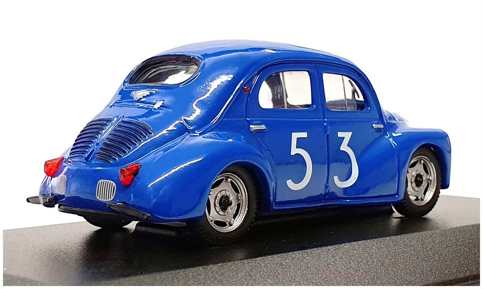Eligor 1/43 Scale Diecast EL19422 - Renault 4CV - #53 'Bol d'Or' 1952 - Blue
