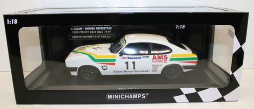 Minichamps 1/18 Diecast 155 798611 Ford Capri 3.0 J.Allam Silverstone BSCC 1979