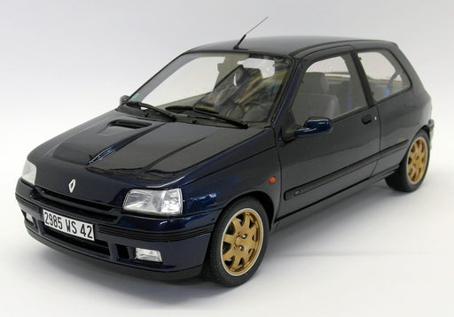 Otto 1/12 Scale Resin - G008 Renault Clio Williams Metallic Blue Gold Wheels