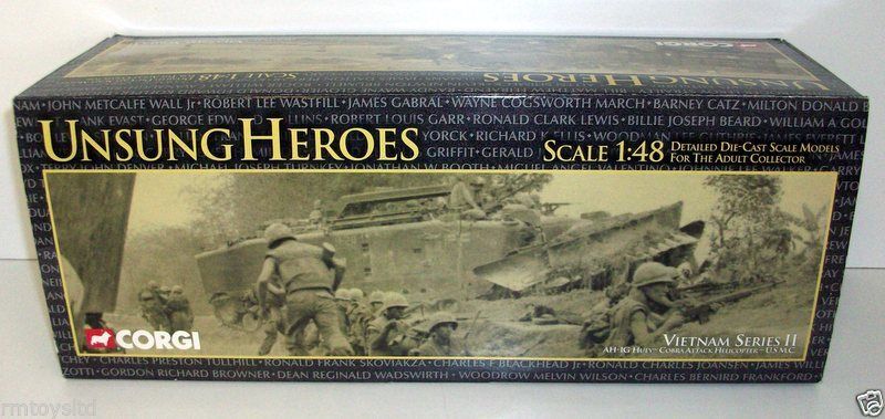 CORGI 1/48 - US51202 AH-1G HUEY COBRA ATTACK HELICOPTER USMC