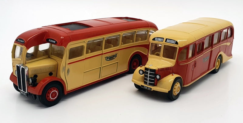 Corgi 1/50 Scale Diecast 97063 - Bedford OB Coach & AEC Regal - Yelloway