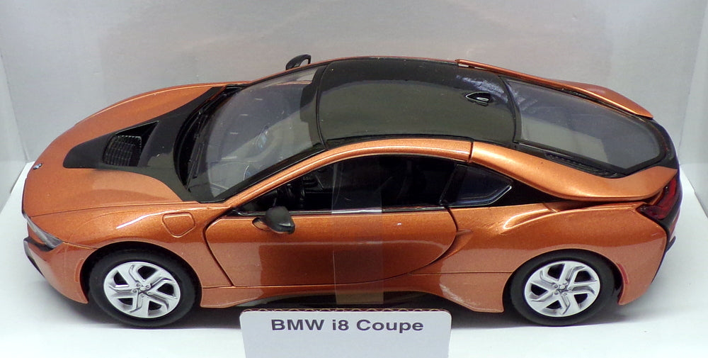 Motor Max 1/24 Scale Model Car 79359ECP - BMW i8 Coupe - Copper
