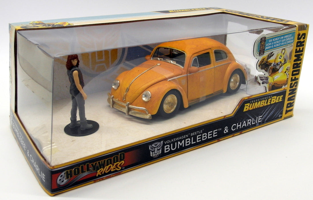 Figurine Transformers G1 Bumblebee Volkswagen Beetle 1:32 - Jada Toys - Modèle Collecteur