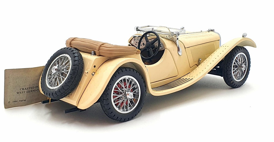 Franklin Mint 1/24 Scale 5122E - 1938 Jaguar SS 100 - Cream