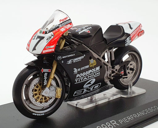 Ixo Models 1/24 Scale IB67 - Ducati 998R - #7 Pierfrancesco Chili 2002