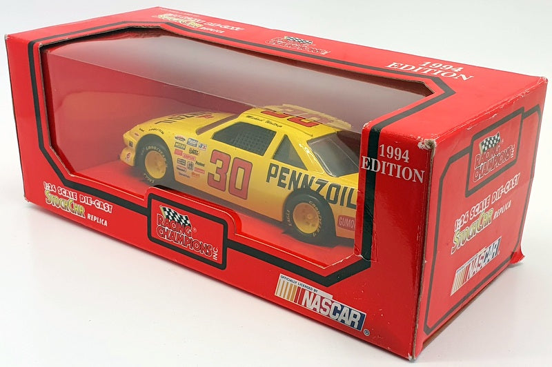Racing Champions 1/24 Scale 09050 - 1993 Stock Car Pontia #30 Nascar - Yellow