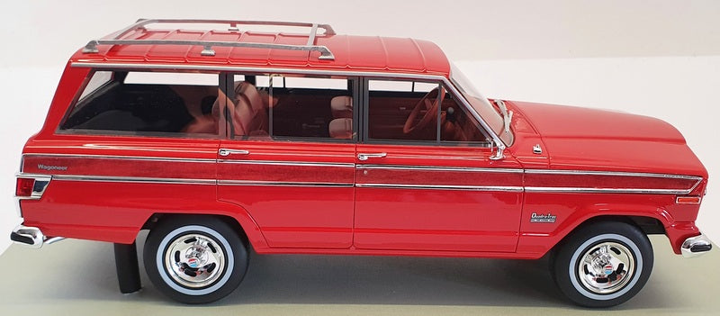 LS Collectibles 1/18 Scale Model Car LS037H - 1979 Jeep Grand Wagoneer - Red