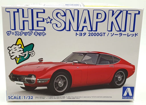 Aoshima 1/32 Scale Snap Kit 05-B - Toyota 2000 GT - Red