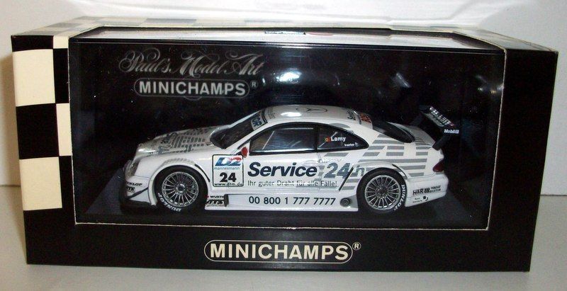 Minichamps 1/43 Scale 400 003724 Mercedes CLK DTM 2000 Team Rosberg P. Lamy