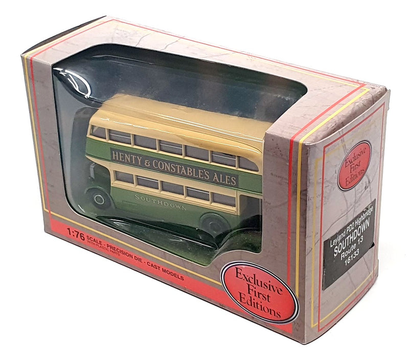 EFE 1/76 Scale 16133 - Leyland PD2 Highbridge Southdown R13 - Green/Beige