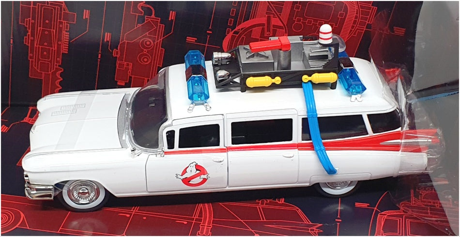 Jada 1/24 Scale 99731 - Ecto 1 Ghostbusters Cadillac Ambulance - White