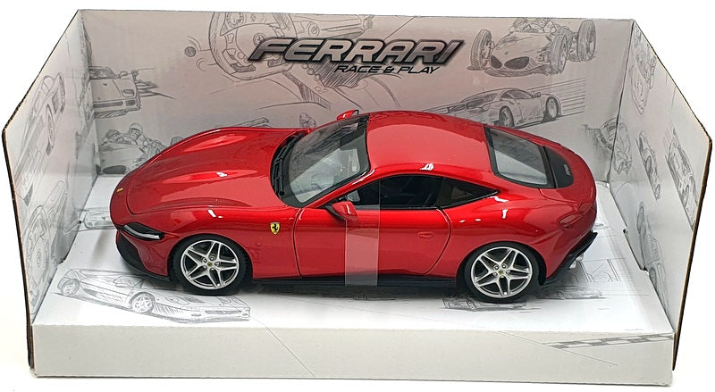 Burago 1/24 Scale Diecast #18-26029 - Ferrari Roma - Red