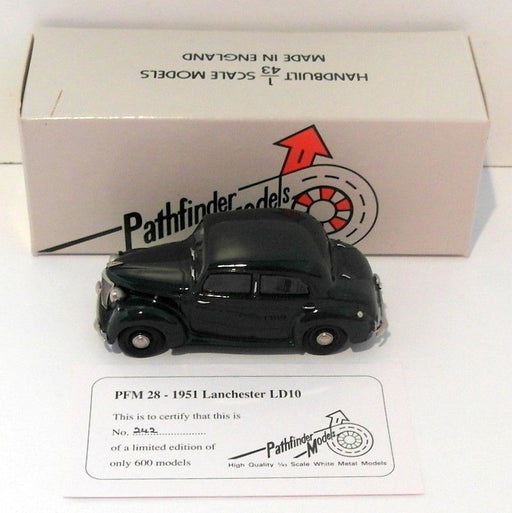 Pathfinder Models 1/43 Scale PFM28 - 1951 Lanchester LD 10 1 Of 600 Green - #1