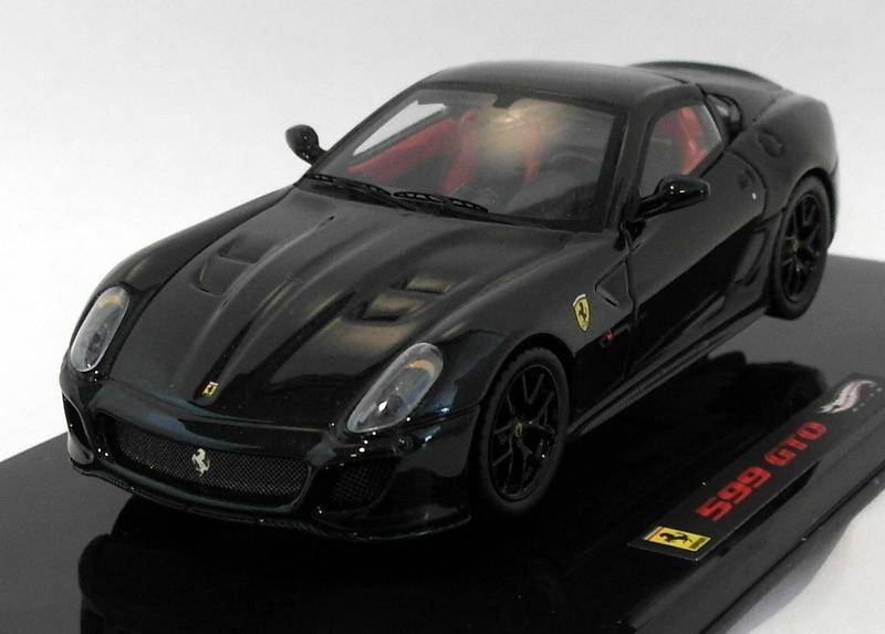 Hot Wheels 1/43 Scale Diecast T6932 - Ferrari 599 GTO - Black