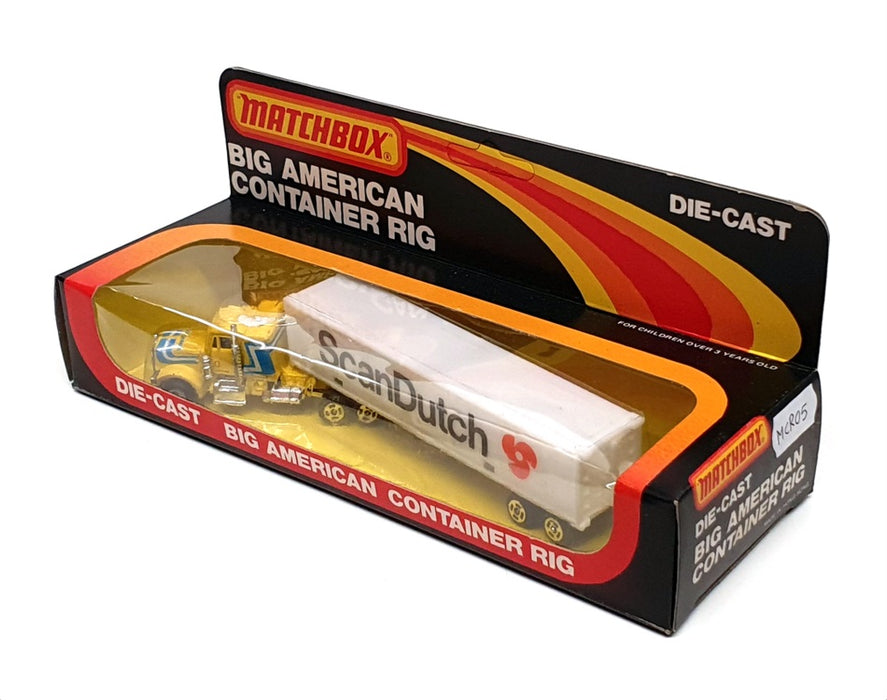 Matchbox MCR05 - Big American Container Rig Truck - ScanDutch