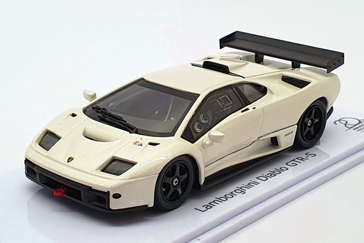 Kyosho 1/43 Scale Model Car 03215PW - Lamborghini Diablo GTR-S - Pearl White
