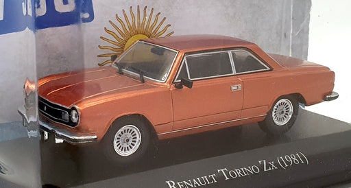 Altaya 1/43 Scale Diecast 4921 - 1981 Renault Torino Zx - Metallic Copper