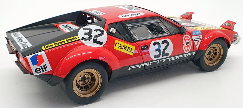 Kyosho 1/18 Scale 08855B - 1972 De Tomaso Pantera 5.8L V8 #32 16th 24h Le Mans