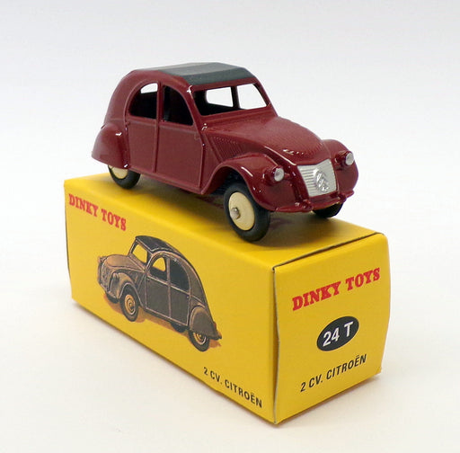Atlas Editions Dinky Toys 24T - Citroen 2CV - Maroon