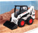 Burago 10cm Long 18-31801 Bobcat S590 Skid Steer With Bucket Motorized
