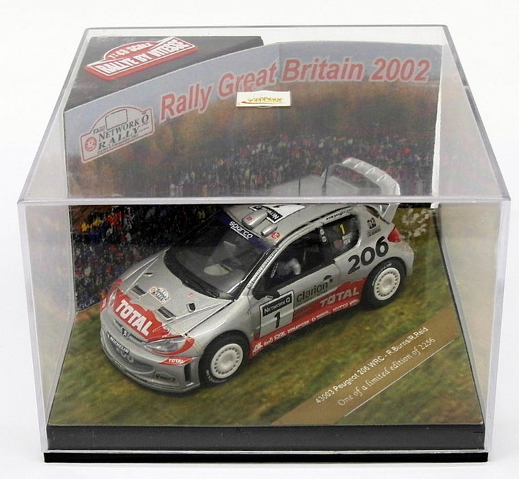 Vitesse 1/43 Scale 43003 - Peugeot 206 WRC Rally Of Great Britain 2002