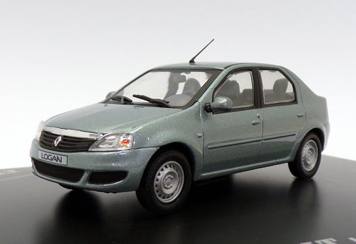 Eligor 1/43 Scale 77 11 425 984 - 2008 Renault Logan - Electric Blue