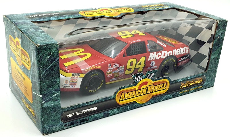 Ertl 1/18 Scale Diecast 7799 - 1997 Ford Thunderbird McDonalds #94 Red