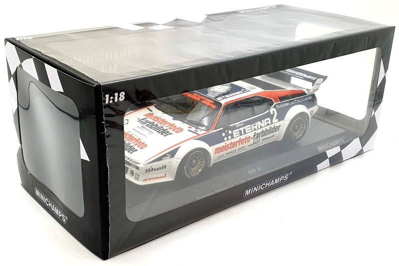 Minichamps 1/18 Scale 155 822902 - BMW M1 Schnitzer Eterna 1982 H.J.Stuck