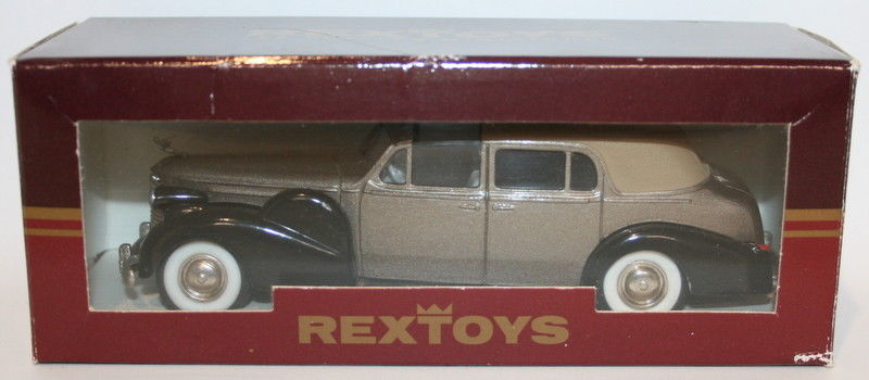 RexToys 1/43 Scale Diecast - 1938-1940 Cadillac V16 Coupe 2 Doors - Bronze