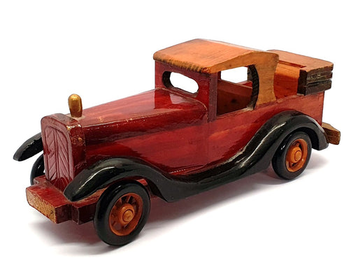 Unbranded WC06 24cm Long Hand-Made Wooden Car