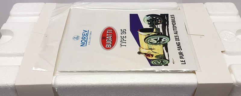 Norev 1/12 Scale Diecast Model 125701 - 1925 Bugatti T35 - Black