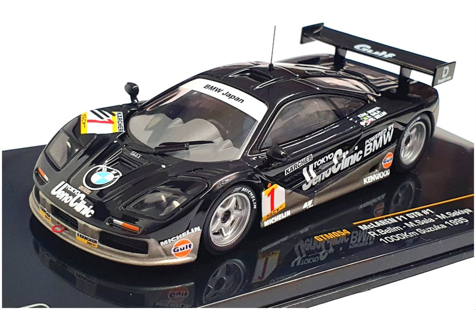 Ixo 1/43 Scale GTM054 - McLaren F1 GTR 1000Km Suzuka 1995 - Black