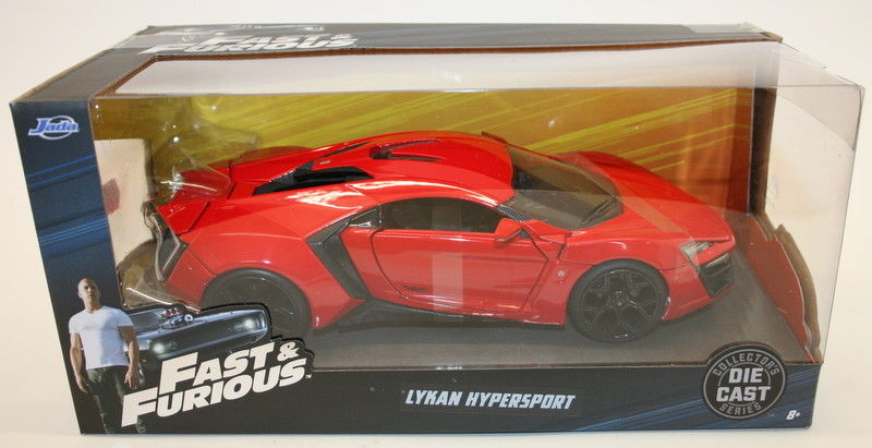 Jada 1/24 Scale 97377 Fast & Furious - Lykan Hypersport - Red