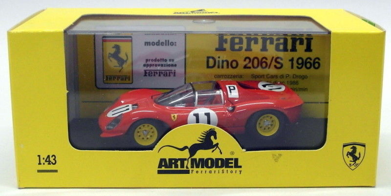 Art Model 1/43 Scale Model Car ART030 - Ferrari Dino 206 #11 Nurburgring 1966