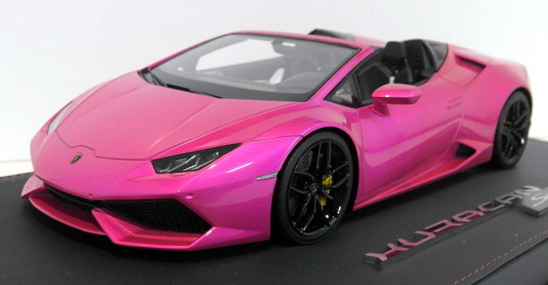 Make UP 1/18 Scale Resin - 006SC2 Lamborghini Huracan LP610-4 Spyder Flash Pink