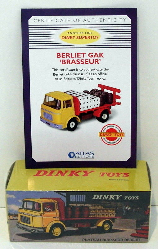 Atlas Editions Dinky Toys 588 - Plateau Brasseur Berliet - MIMB Still Sealed