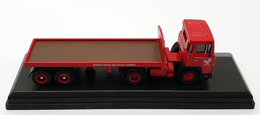 Oxford Diecast 1/76 Scale 76SC110002 - Scania 110 Flatbed Trailer - BRS