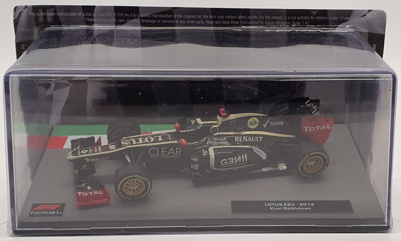 Altaya 1/43 Scale Model Car 1101IR5 - Lotus E20 2012 Kimi Raikkonen