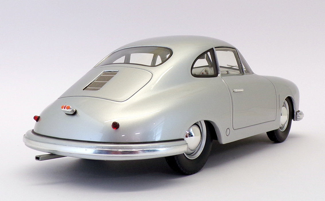 Schuco 1/18 Scale Model Car 45 002 5300 - Porsche 356 Coupe - Silver
