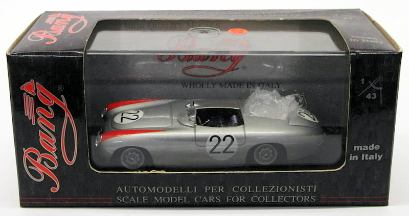 Bang 1/43 Scale Model 7242 - Mercedes 300 SL52 Spider Nurburgring '52 #22 Riess
